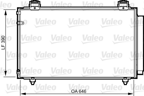 Condenser, air conditioning  Art. 814208