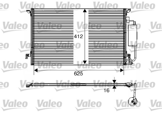 Condenser, air conditioning  Art. 817712