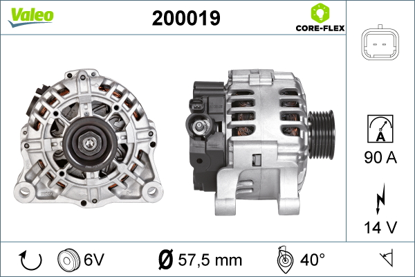 Alternator  Art. 200019