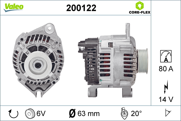 Alternator  Art. 200122