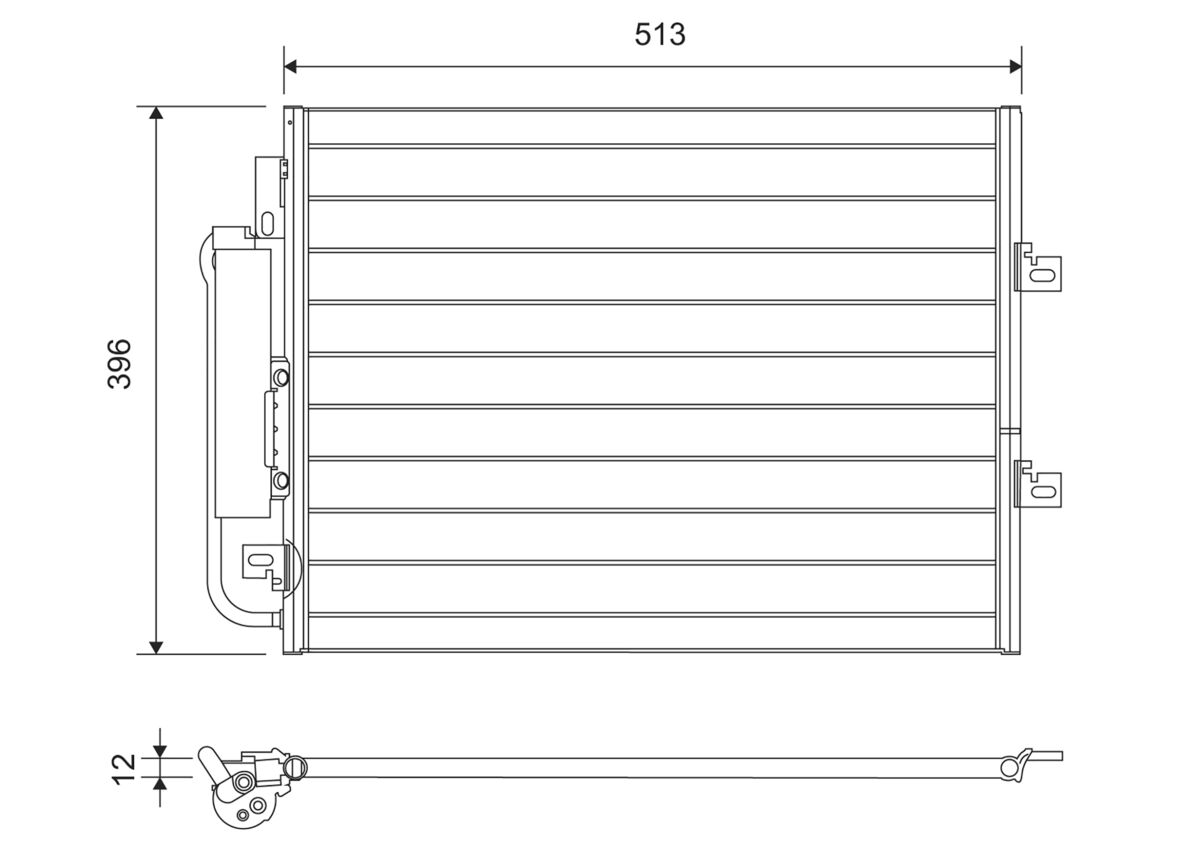 Condenser, air conditioning  Art. 814061