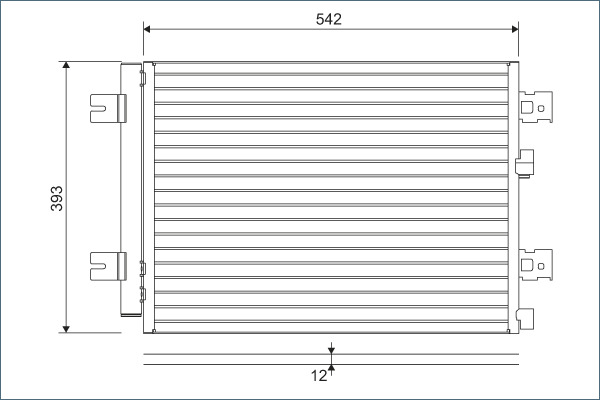 Condenser, air conditioning  Art. 814077