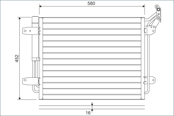 Condenser, air conditioning  Art. 814091