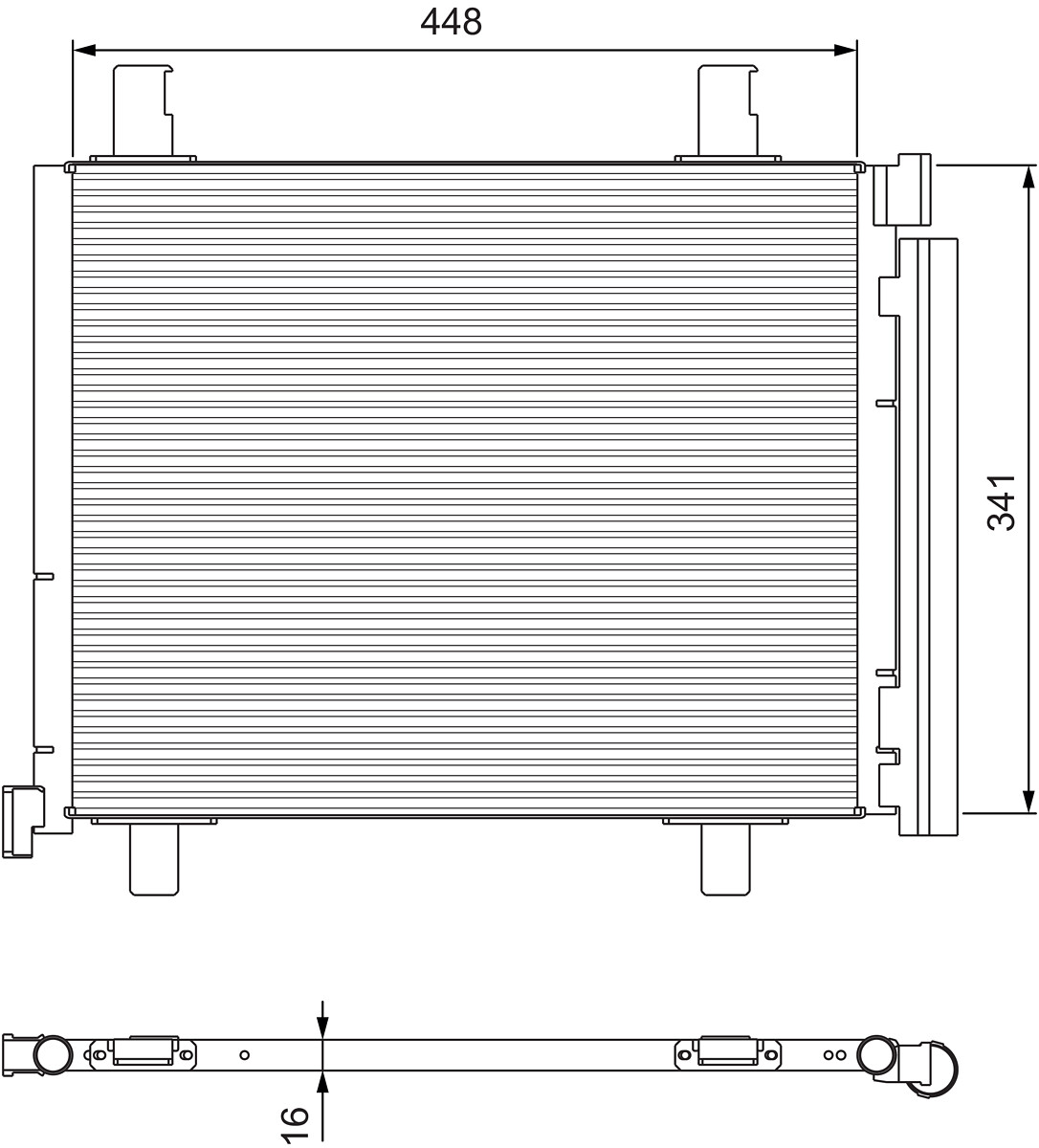 Condenser, air conditioning  Art. 814168