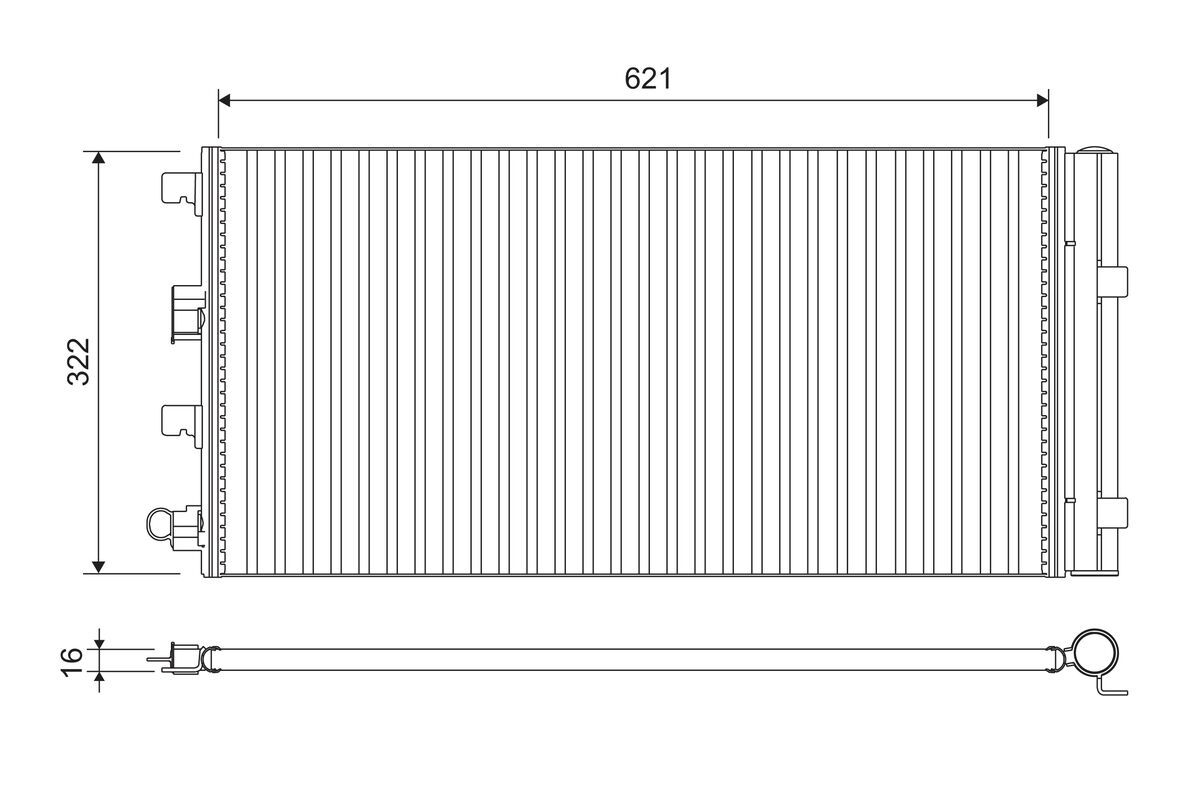 Condenser, air conditioning  Art. 814178