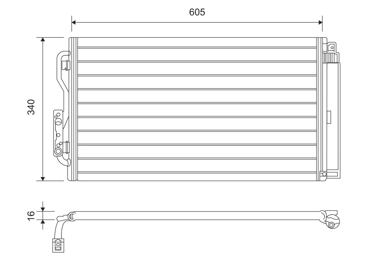 Condenser, air conditioning  Art. 814191