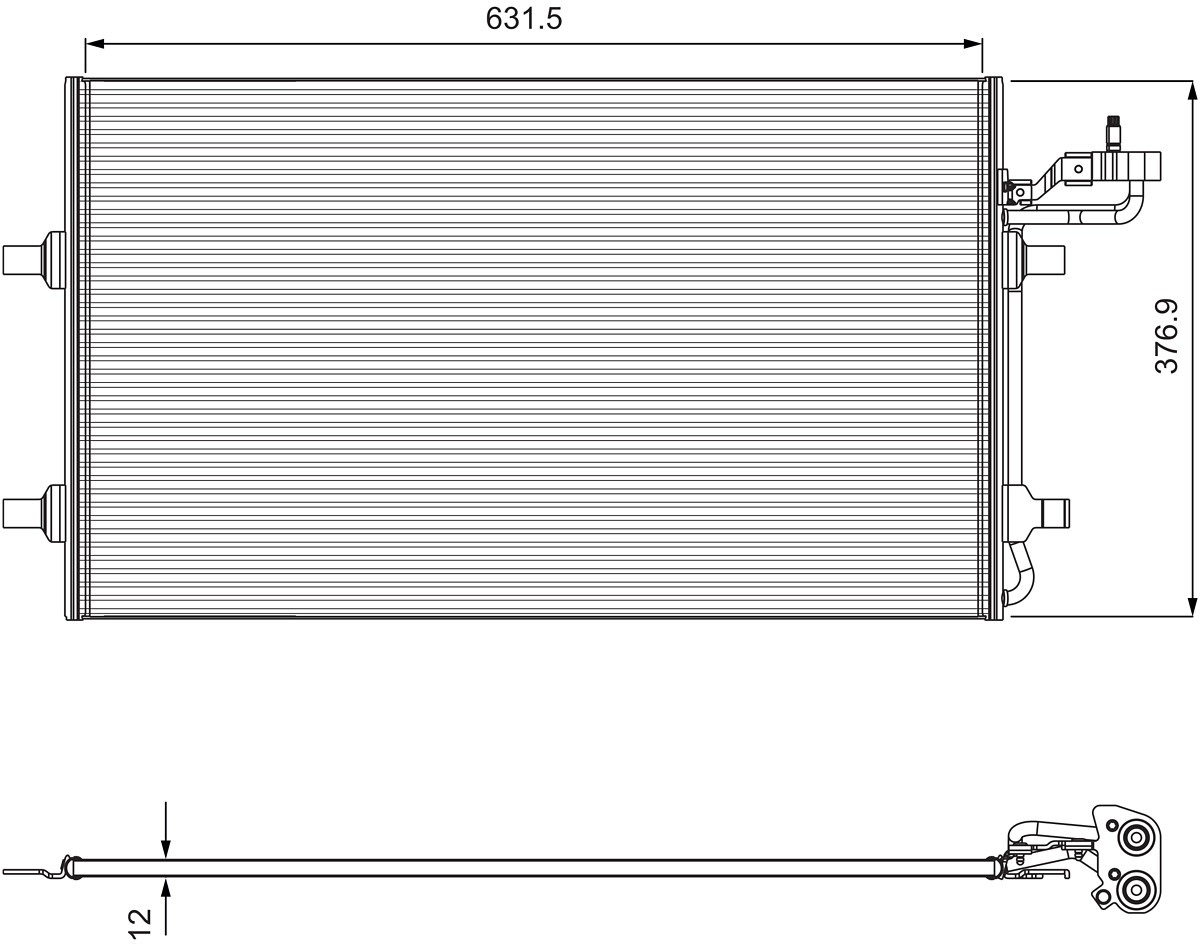 Condenser, air conditioning  Art. 814323