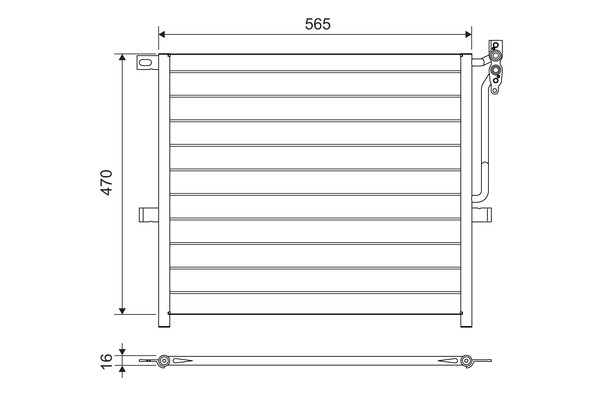 Condenser, air conditioning  Art. 817383