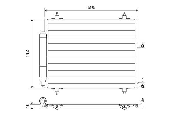 Condenser, air conditioning  Art. 817579