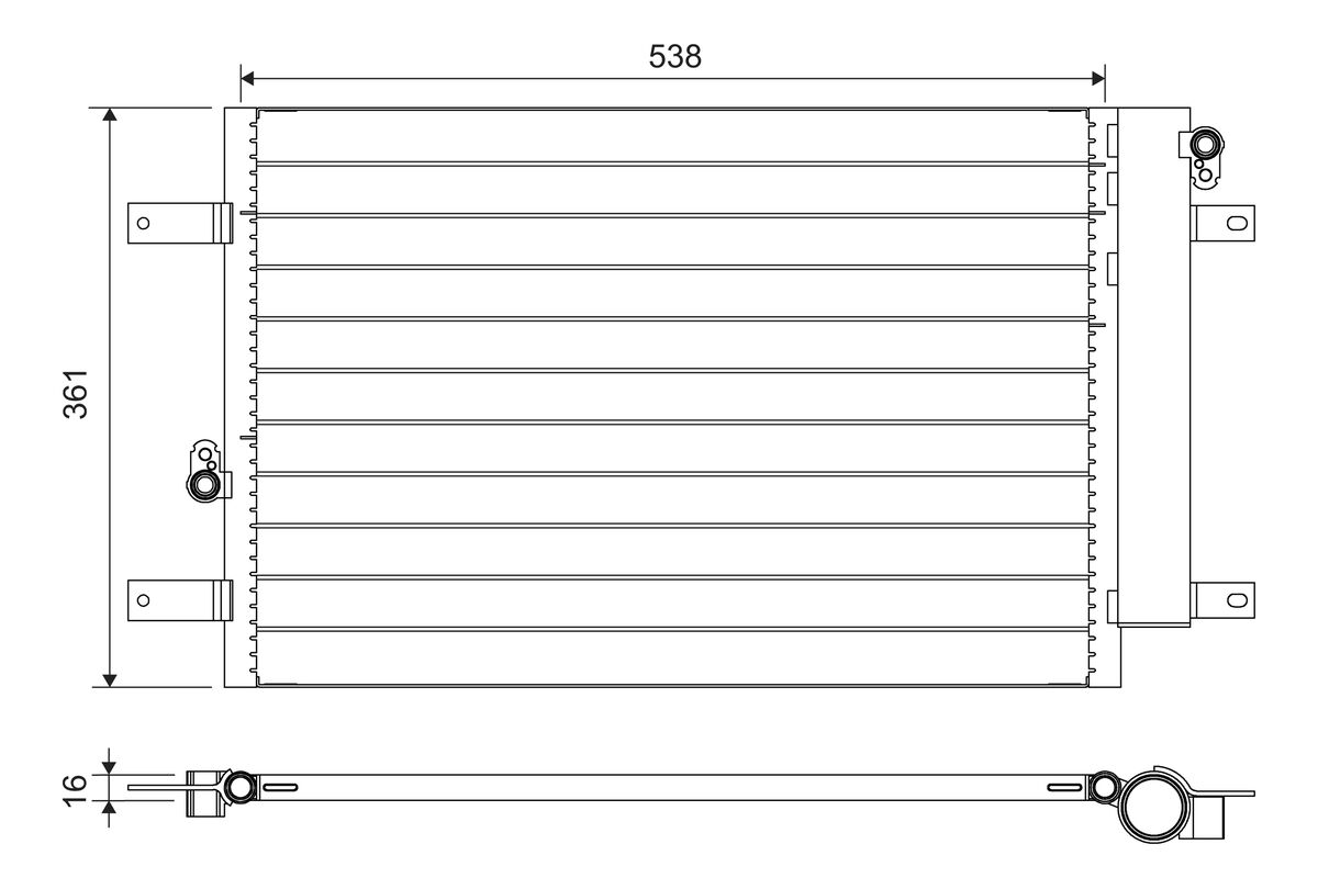 Condenser, air conditioning  Art. 818004