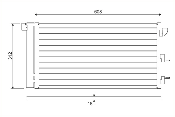 Condenser, air conditioning  Art. 818005