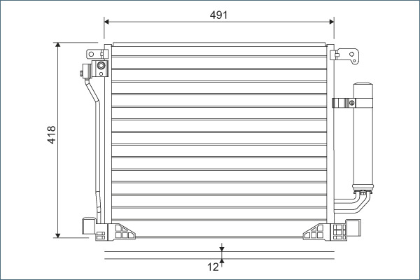 Condenser, air conditioning  Art. 822587