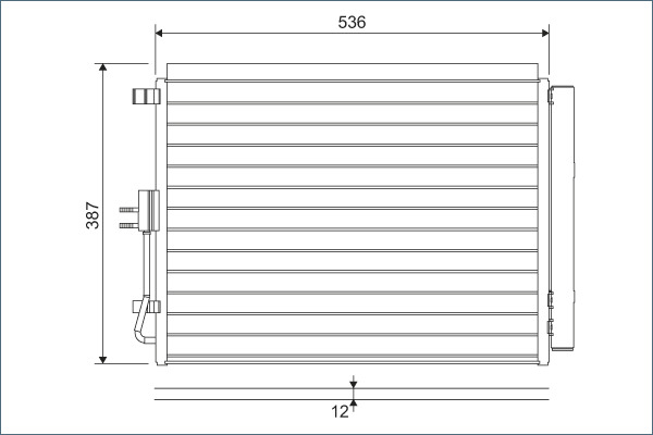 Condenser, air conditioning  Art. 822598