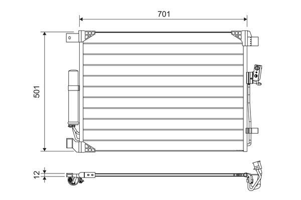 Condenser, air conditioning  Art. 822605