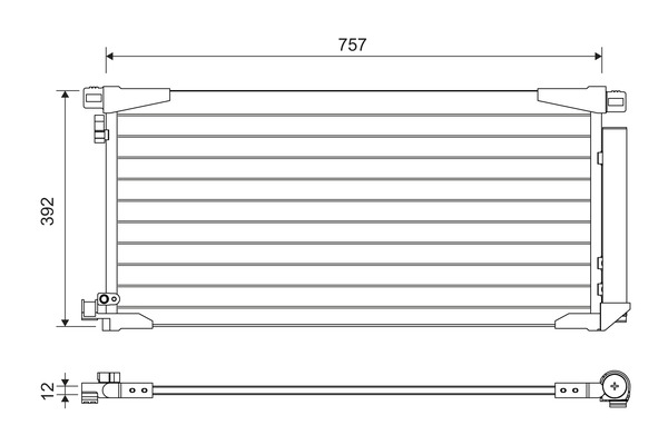 Condenser, air conditioning  Art. 822607