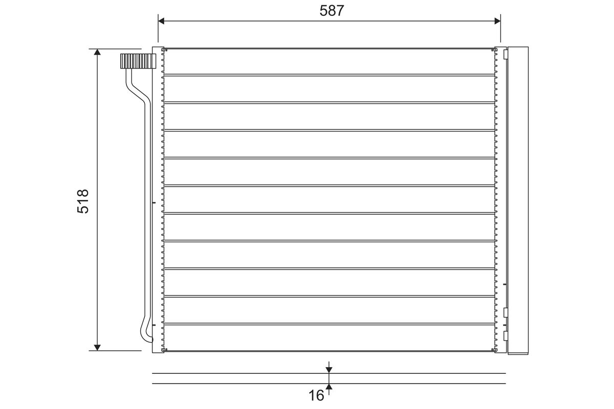 Condenser, air conditioning  Art. 822649