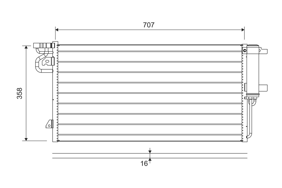 Condenser, air conditioning  Art. 822690