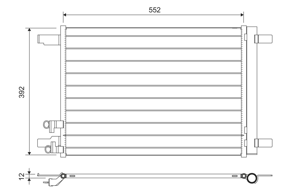 Condenser, air conditioning  Art. 822707