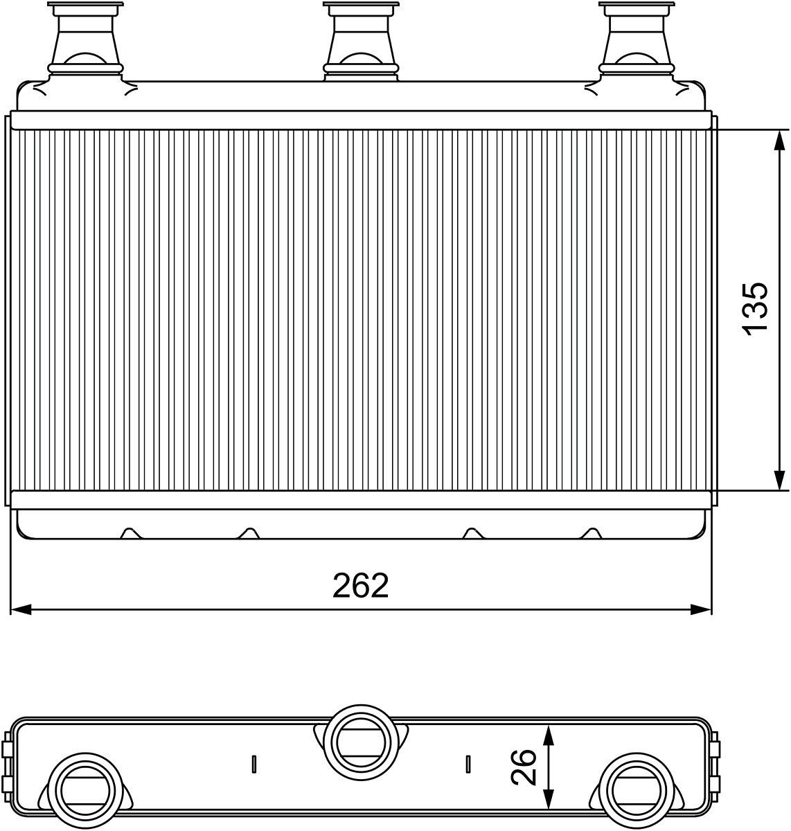 Heat Exchanger, interior heating  Art. 811537