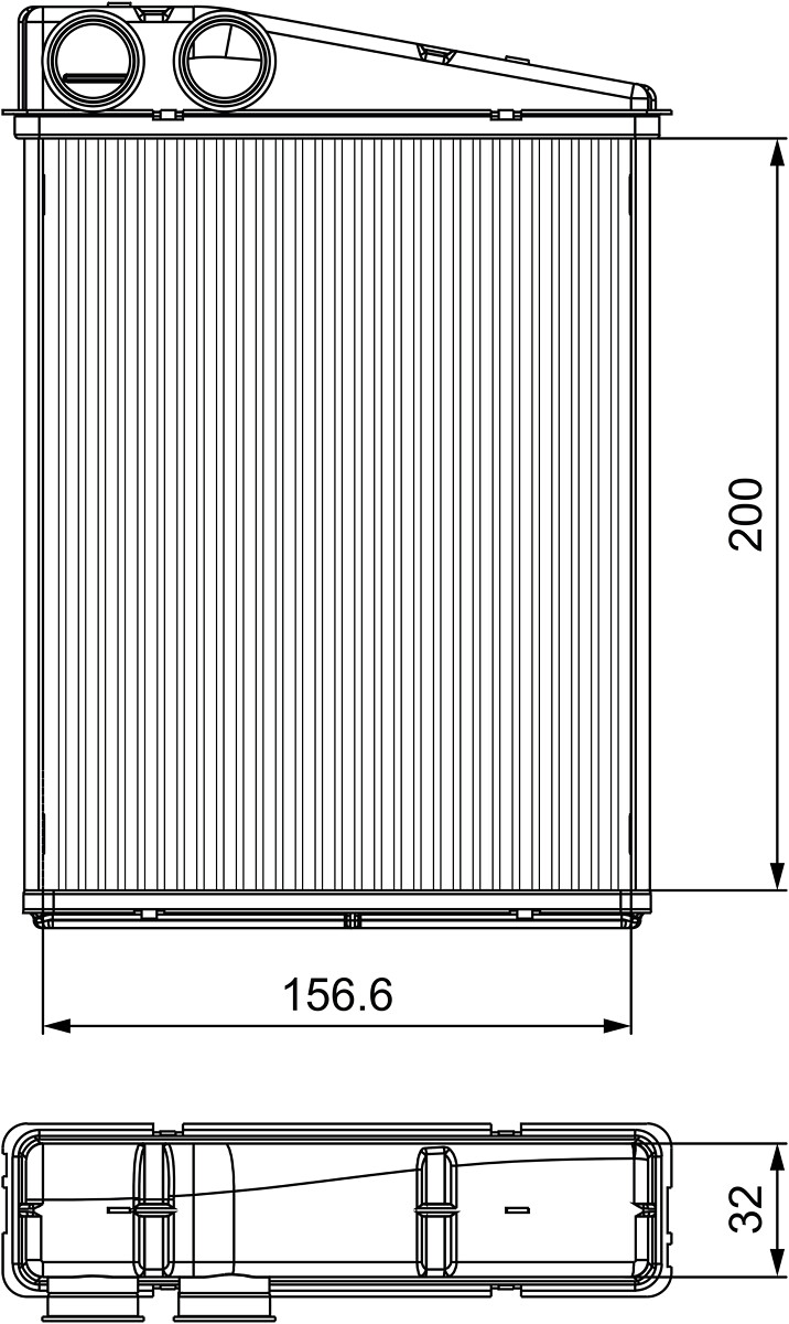 Heat Exchanger, interior heating  Art. 811542