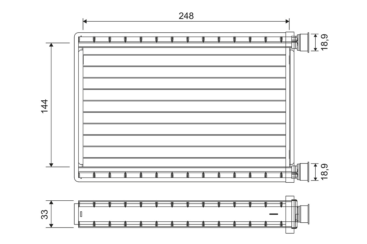 Heat Exchanger, interior heating  Art. 811571