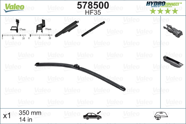 Wiper Blade (In front)  Art. 578500