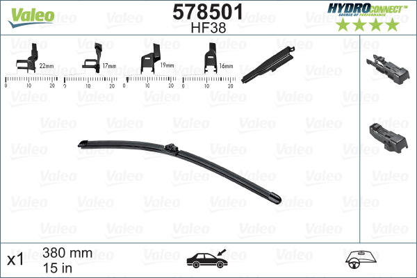 Wiper Blade (In front)  Art. 578501