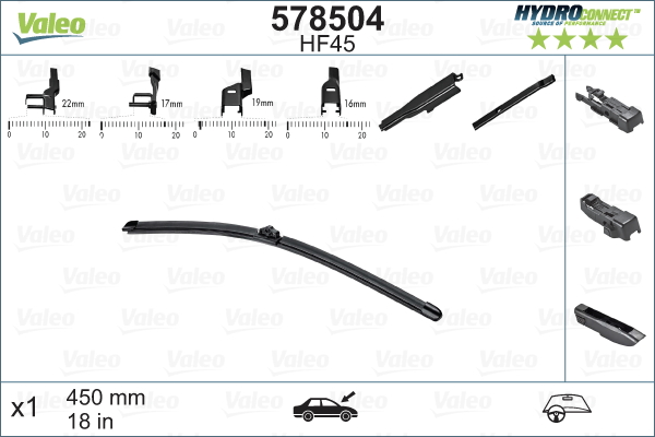 Wiper Blade (In front)  Art. 578504