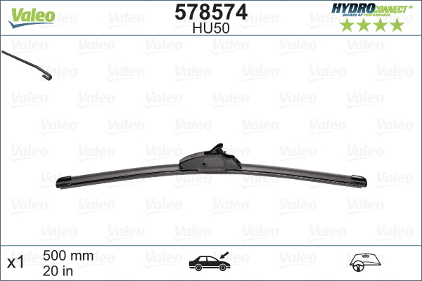 Wiper Blade (In front)  Art. 578574