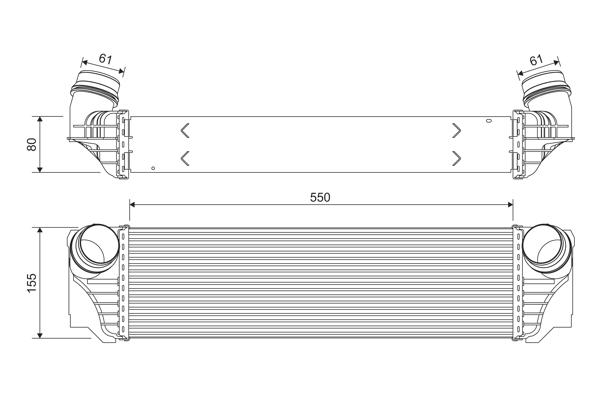 Charge Air Cooler (Double cloth)  Art. 818367