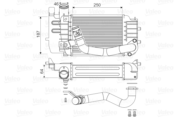 Charge Air Cooler  Art. 818655