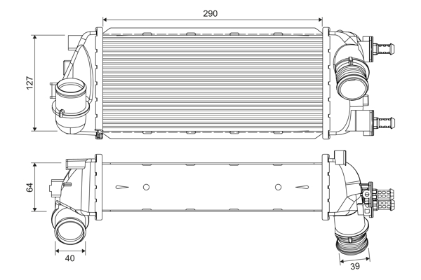 Charge Air Cooler (64)  Art. 818695