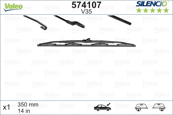 Wiper Blade (In front)  Art. 574107