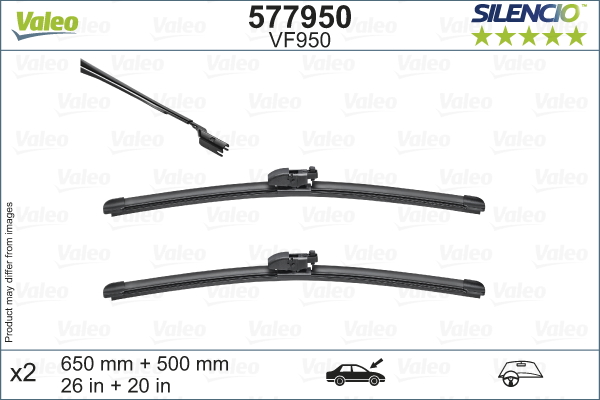 Wiper Blade (In front)  Art. 577950