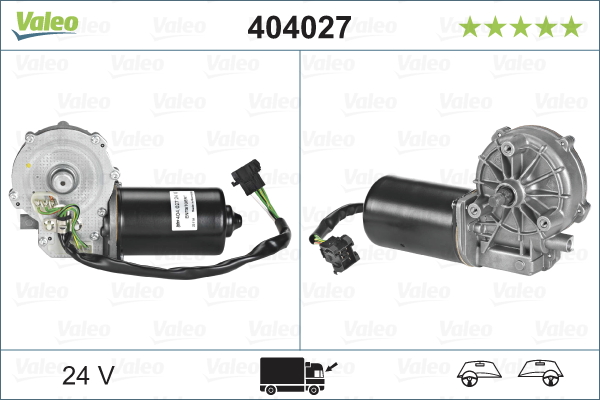 Wiper motor (In front)  Art. 404027