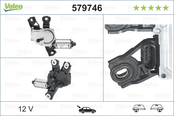 Wiper Motor (Double cloth)  Art. 579746