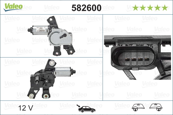 Wiper Motor (Double cloth)  Art. 582600