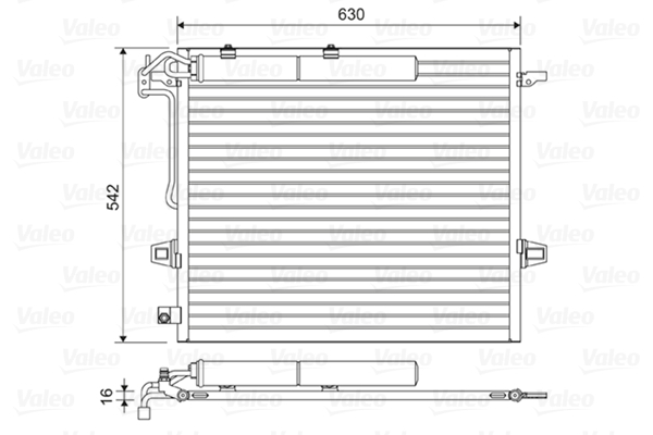 Condenser, air conditioning  Art. 814025