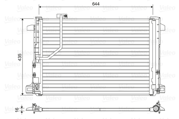 Condenser, air conditioning  Art. 814044