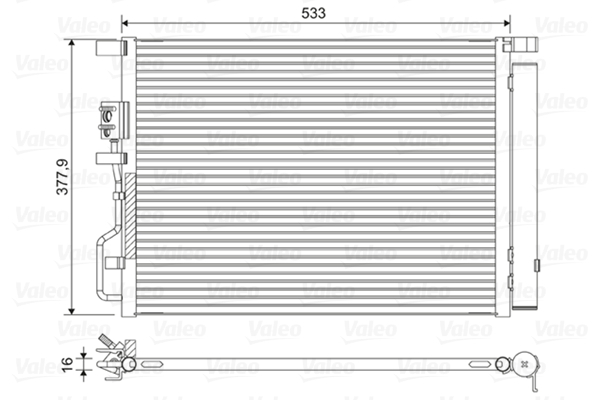 Condenser, air conditioning  Art. 822612