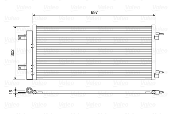 Condenser, air conditioning  Art. 822626