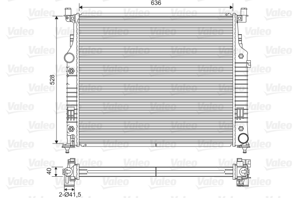 Radiator, engine cooling  Art. 701569