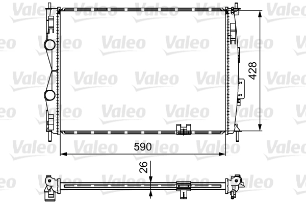 Radiator, engine cooling  Art. 735116