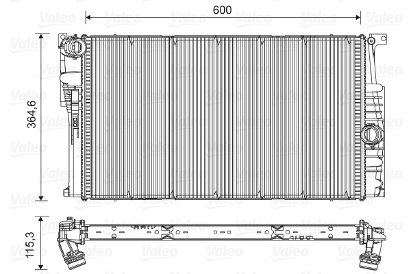 Radiator, engine cooling  Art. 735454