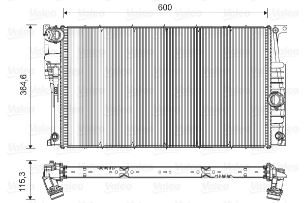 Radiator, engine cooling  Art. 735455