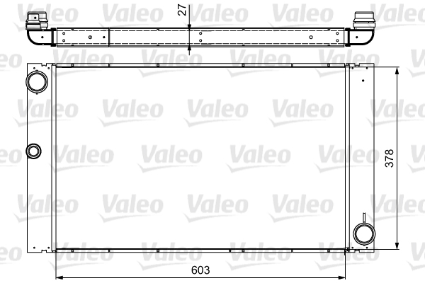 Radiator, engine cooling (Double cloth)  Art. 735475