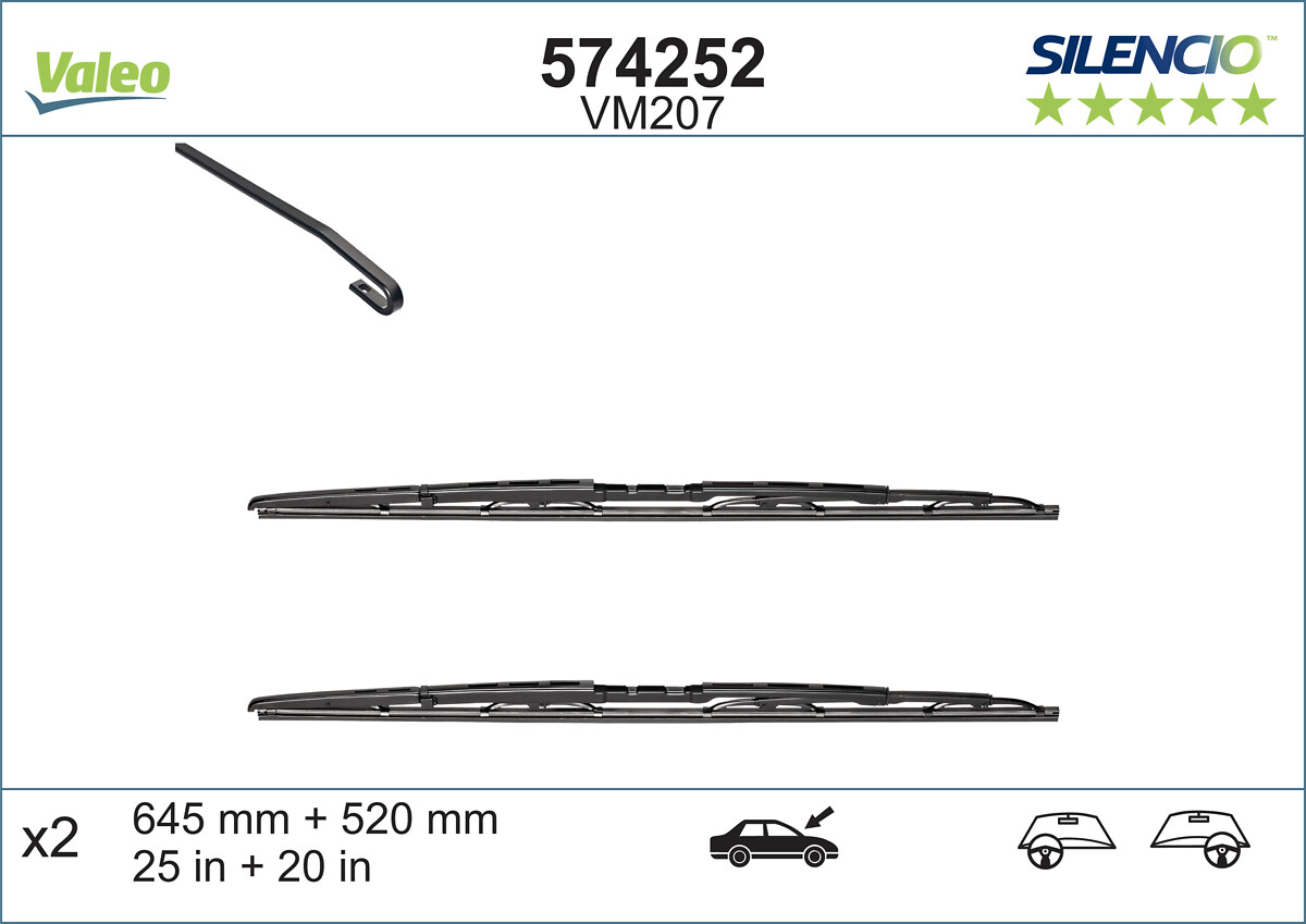 Wiper Blade (In front)  Art. 574252