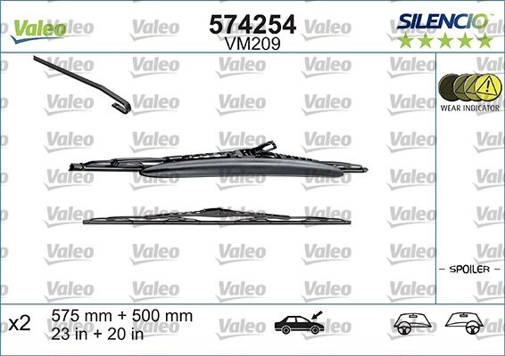 Wiper Blade (In front)  Art. 574254