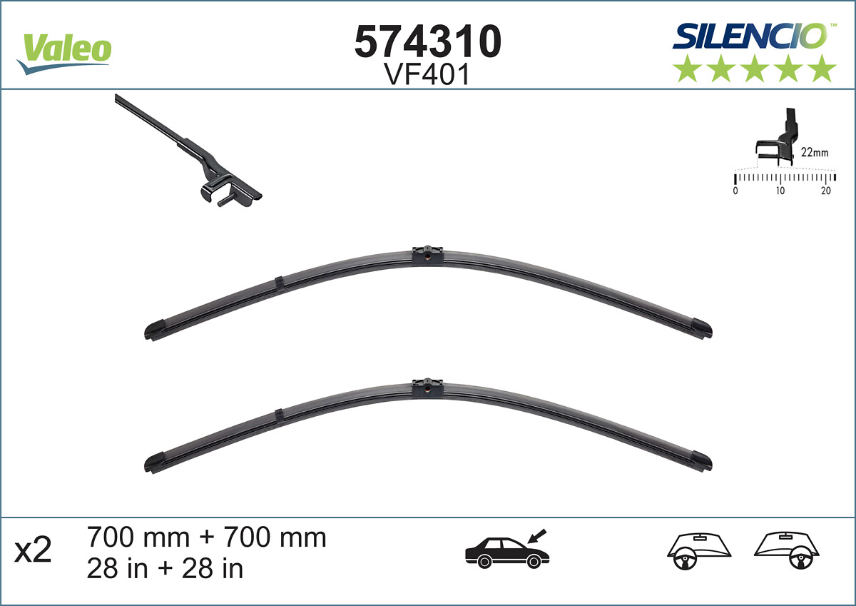 Wiper Blade (In front)  Art. 574310