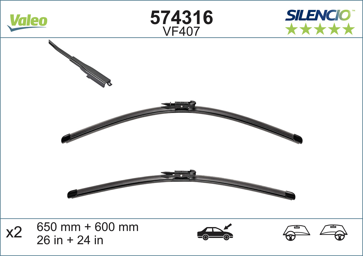 Wiper Blade (In front)  Art. 574316